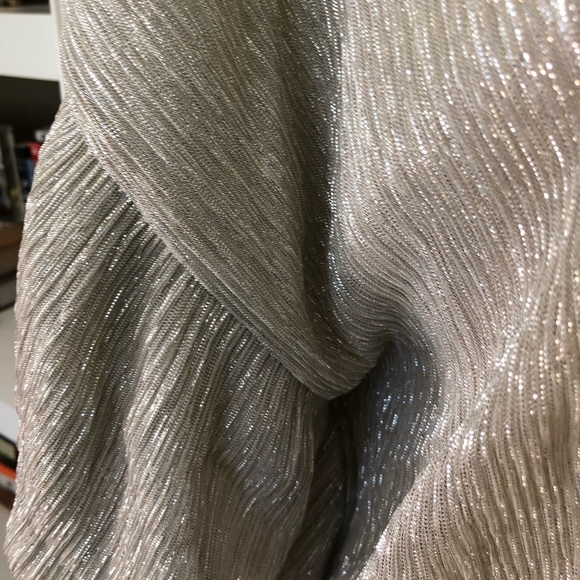 Anthropologie Vanessa Virginia Metallic Top - Picture 2 of 6